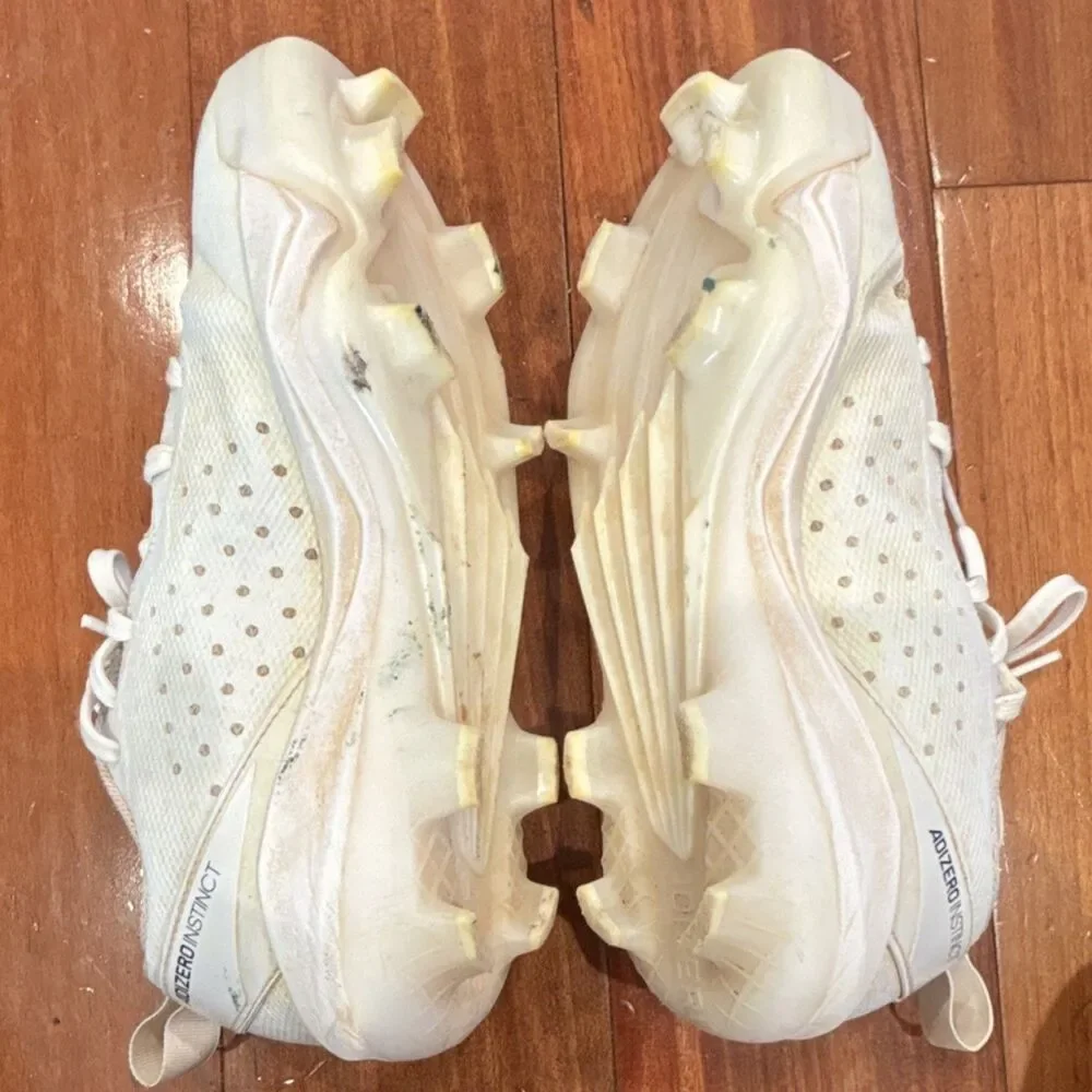 adidas White/Blue/Green Men's Baseball Cleats Medium (D) size 7